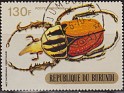 Burundi - 1971 - Fauna - 130 F - Multicolor - Burundi, Fauna, Insects - Scott C118 - Mecynorrhina Oberthueri Beetle - 0
